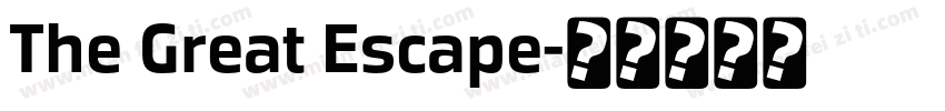 The Great Escape字体转换